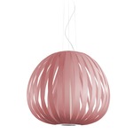 Poppy Pendant - Brushed Nickel / Pale Rose