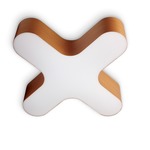 X-Club Wall / Ceiling Light - Orange Wood