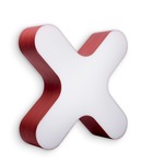 X-Club Wall / Ceiling Light - Red Wood