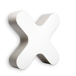 X-Club Wall / Ceiling Light - Grey Wood