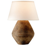 Calabria 1011 Table Lamp - Rustco / Off White