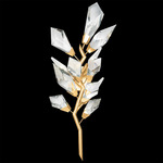 Foret Branch Wall Sconce - Gold Leaf / Crystal