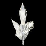 Foret Wall Sconce - Silver Leaf / Crystal