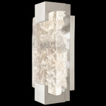 Terra Wall Sconce - Silver Leaf / Clear