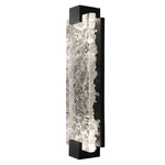 Terra Wall Sconce - Black / Clear