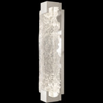 Terra Wall Sconce - Silver Leaf / Clear