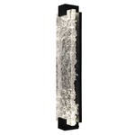 Terra Wall Sconce - Black / Clear