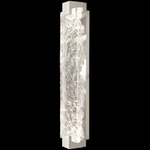 Terra Wall Sconce - Silver Leaf / Clear