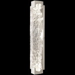 Terra Wall Sconce - Silver Leaf / Clear