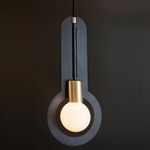 Santa Barbara Pendant - Satin Black