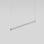 Ledbar Round Direct / Indirect Linear Suspension - Aluminum / Frosted