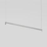 Ledbar Round Direct Linear Suspension - Aluminum / Frosted