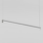 Ledbar Square Direct Linear Suspension - Aluminum / Frosted