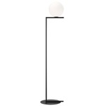 IC Floor Lamp - Black / Opal