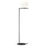 IC Floor Lamp - Black / Opal