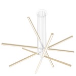 Pix Sticks Tie Stix Wood Warm Dim Suspension with Power - White / Wood Maple