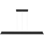 Zhane Linear Pendant - Black Rubberized