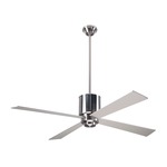 Lapa Ceiling Fan - Bright Nickel / Nickel