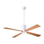 Lapa Ceiling Fan - Gloss White / Maple