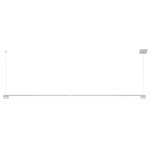 Pipeline 1 Up or Down Warm Dim Remote Power/4IN SQ Canopy - Satin Nickel / White Lens