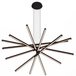Pix Sticks Tie Stix Wood Suspension with Power - Antique Bronze / Wood Espresso