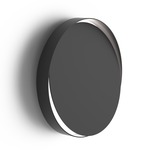 Horizon Wall Sconce - Matte Black Sandtex / White