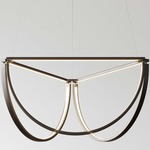 Chord Cluster Chandelier - Gunmetal Black