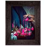 Still Pink Canvas - Floor Model - Black
