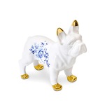 Delft Ceramic Bulldog - White