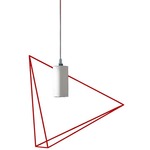 Rock Garden Pendant Shade Accessory - Red