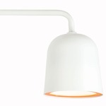 Bell Wall Light - Tangerine / Semi Gloss White