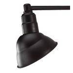 Emblem Outdoor Wall Sconce - Matte Black