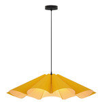 Delfina Pendant - Black / Yellow