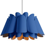 Federica Pendant - Black / Blue/ Ash