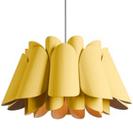 Federica Pendant - Black / Yellow / Ash