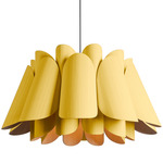 Federica Pendant - Black / Yellow/ Ash