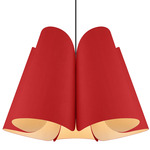 Julieta Pendant - Black / Red / Ash