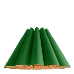 Lora Pendant - Black / Green/ Ash