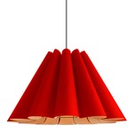 Lora Pendant - Black / Red/ Ash