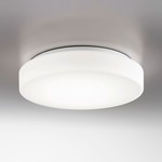 Drum Bayonet LED Wall/Ceiling Light - White / Opal