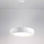 Treviso Small Pendant - White / Opal