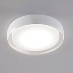 Treviso Wall / Ceiling Light - White / Opal