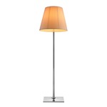 KTribe F3 Floor Lamp - Polished Chrome / Plisse Cloth