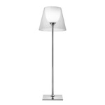 KTribe F3 Floor Lamp - Polished Chrome / Transparent