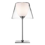 KTribe T1 Table Lamp - Chrome / Clear