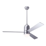 Cirrus DC Ceiling Fan with Light - Brushed Aluminum / Aluminum