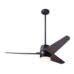 Velo DC Ceiling Fan with Light - Dark Bronze / Ebony Wood