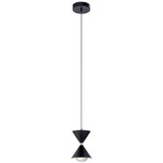 Kordan Pendant - Matte Black / Polished Nickel