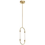 Kiaan Pendant - Champagne Gold / Clear