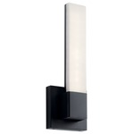 Neltev Wall Light - Matte Black / White